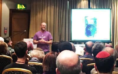 Presenting at a jewish learning conference in the UK
